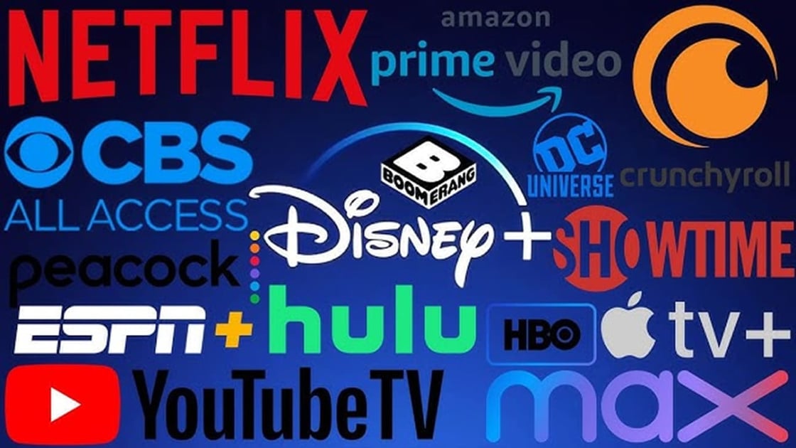 Principais empresas de streaming nos EUA
